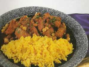  - VEAU AUX POIS CHICHES ET AU RAISINS