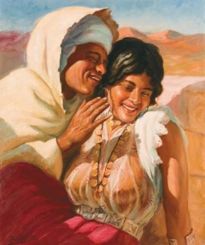 Sidi-Belabbes - Le couple d'amoureux