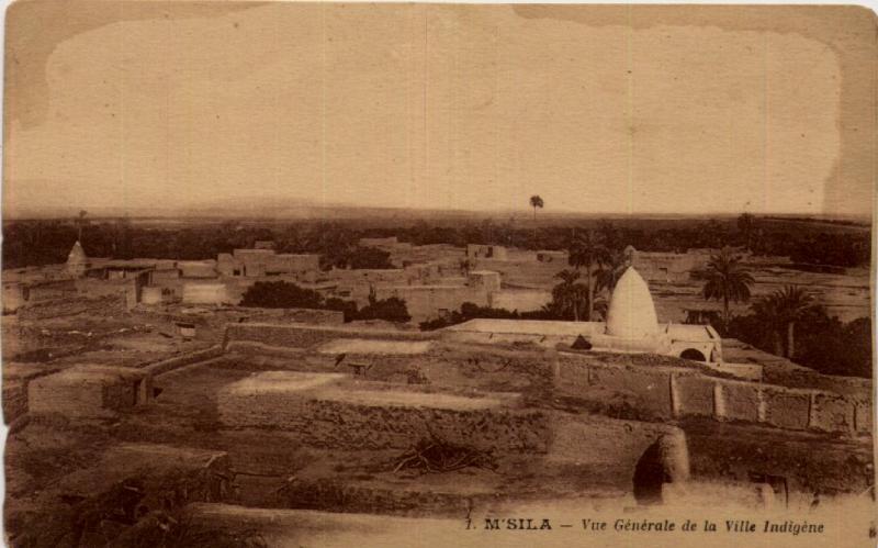 M'sila - M'sila, vue g�n�rale sur la ville indig�ne