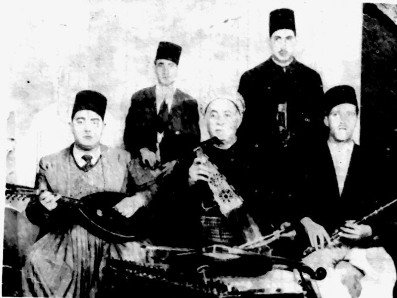 Tlemcen - Cheikh Larbi Bensari et ses enfants