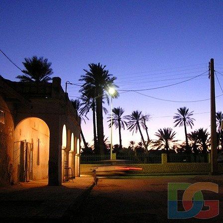 صورة ليلية لمدينة أولاد جلال (ولاية بسكرة) 
