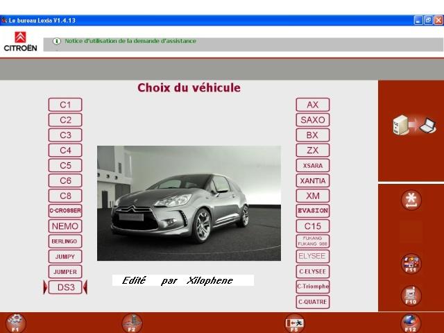 scanner  Peugeot Citroen 2011 Lexia3 v47 PP2000 v25