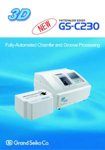 Meuleuse Automatique 3 Dimensions avec Scanner