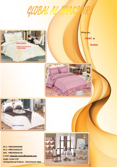 GLOBAL Al SHAKSHIR للمفارش السرير العرائيسيه