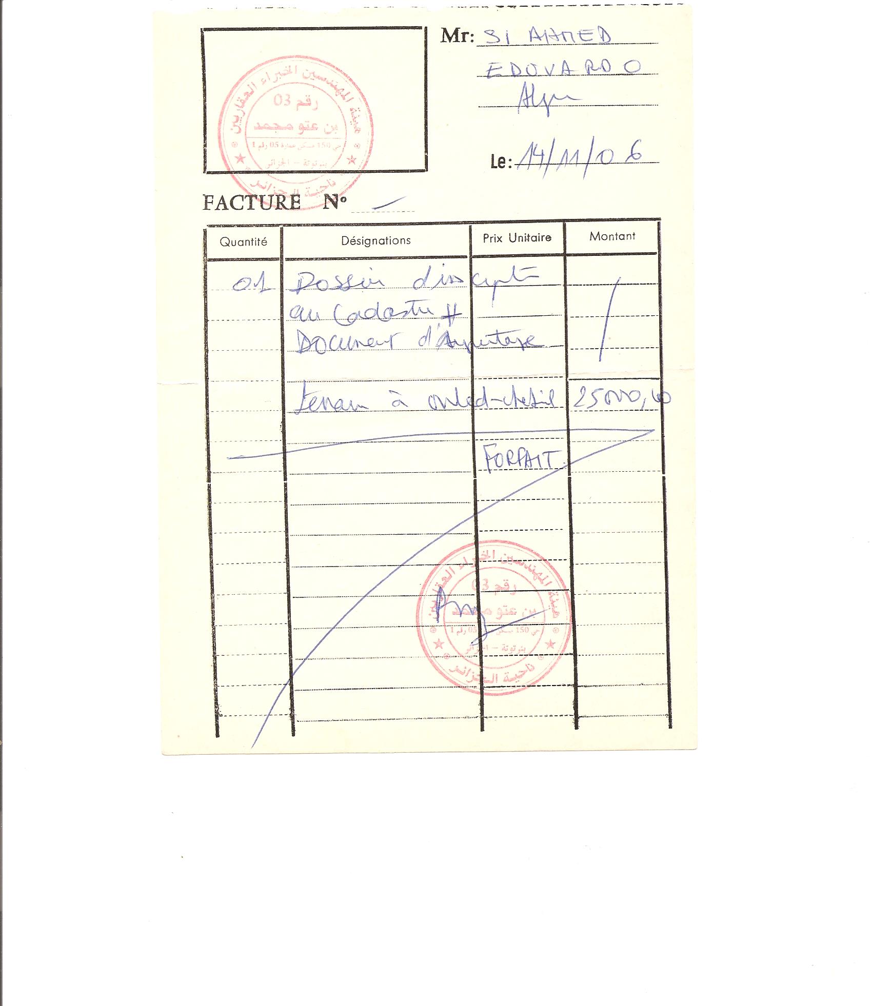 Je cherche un Géomètre , c'est urgent, sur Ouled-Chebel.