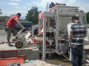 fabrication de parpaing