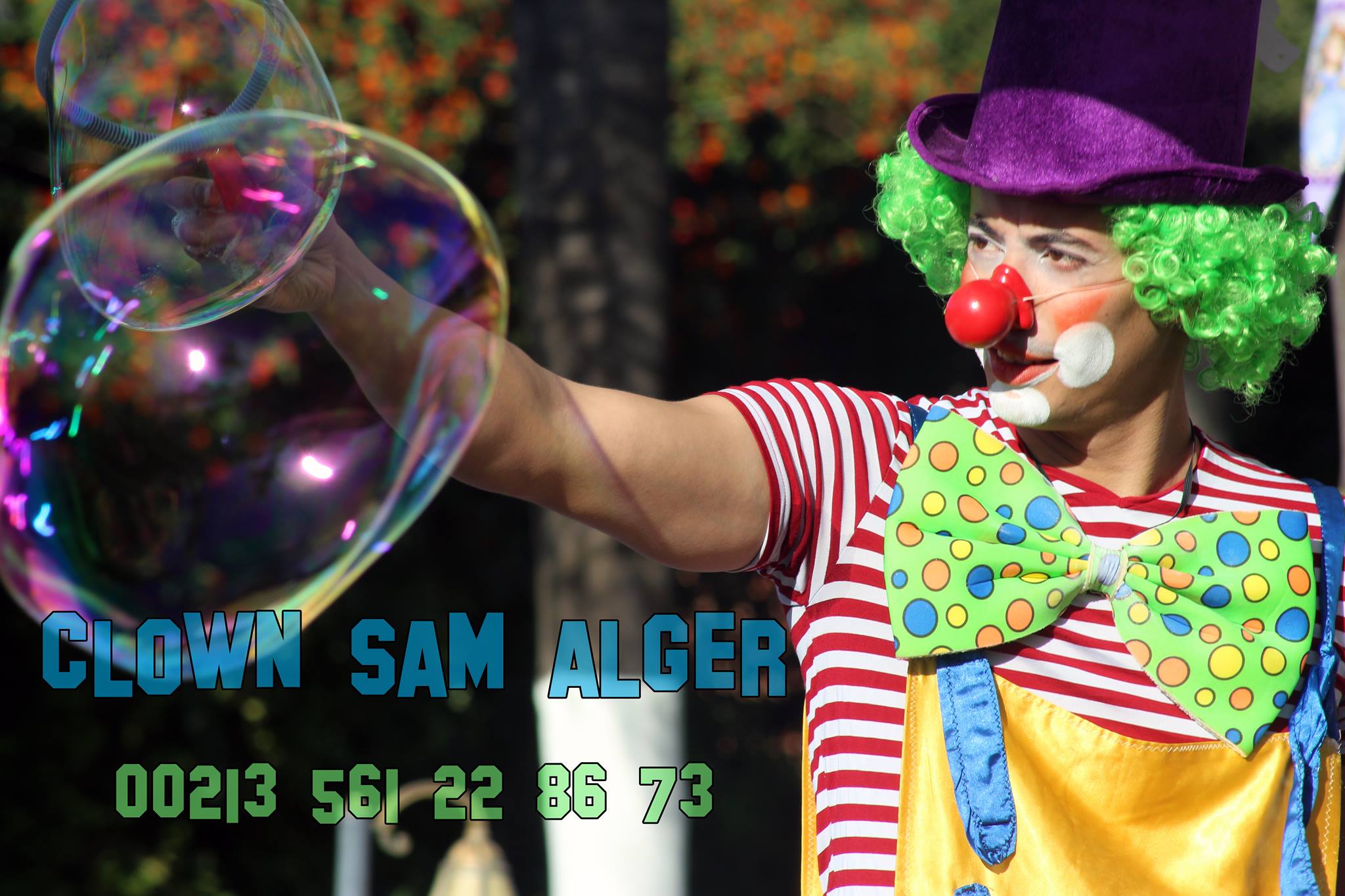 clown sur alger anniversaire