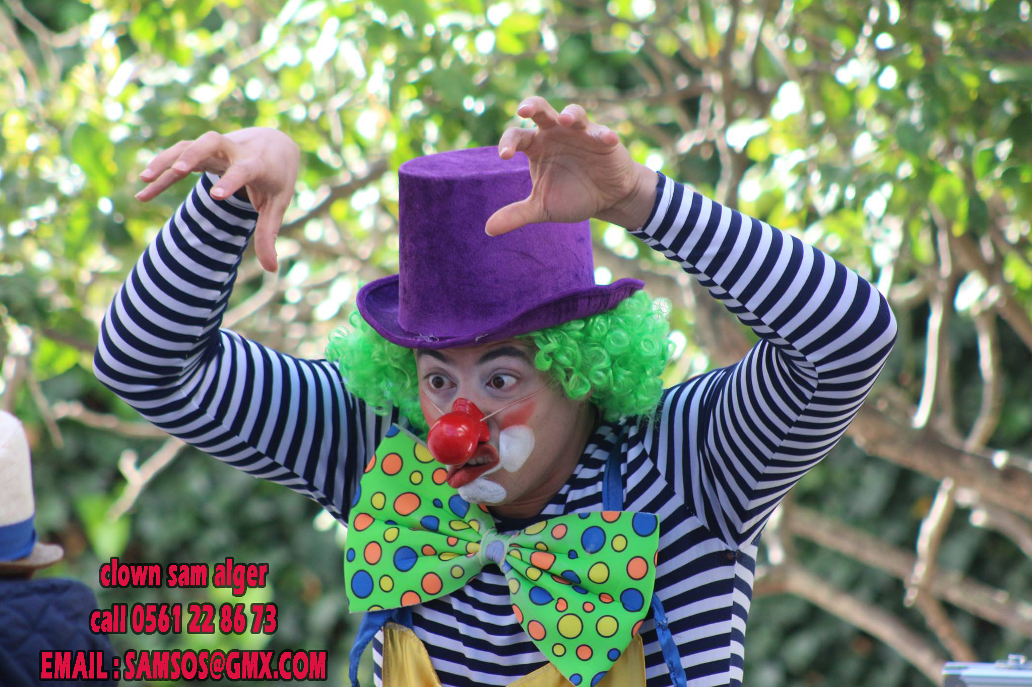 clown sur alger anniversaire