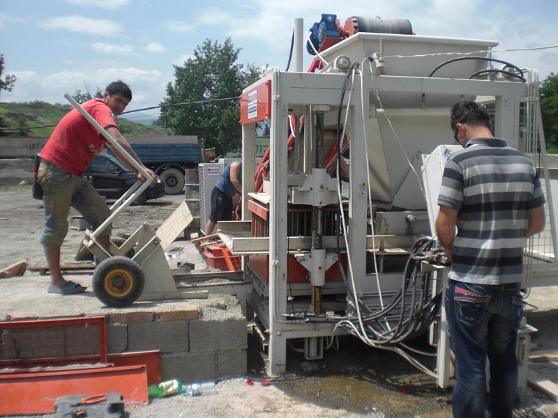 fabrication de parpaing