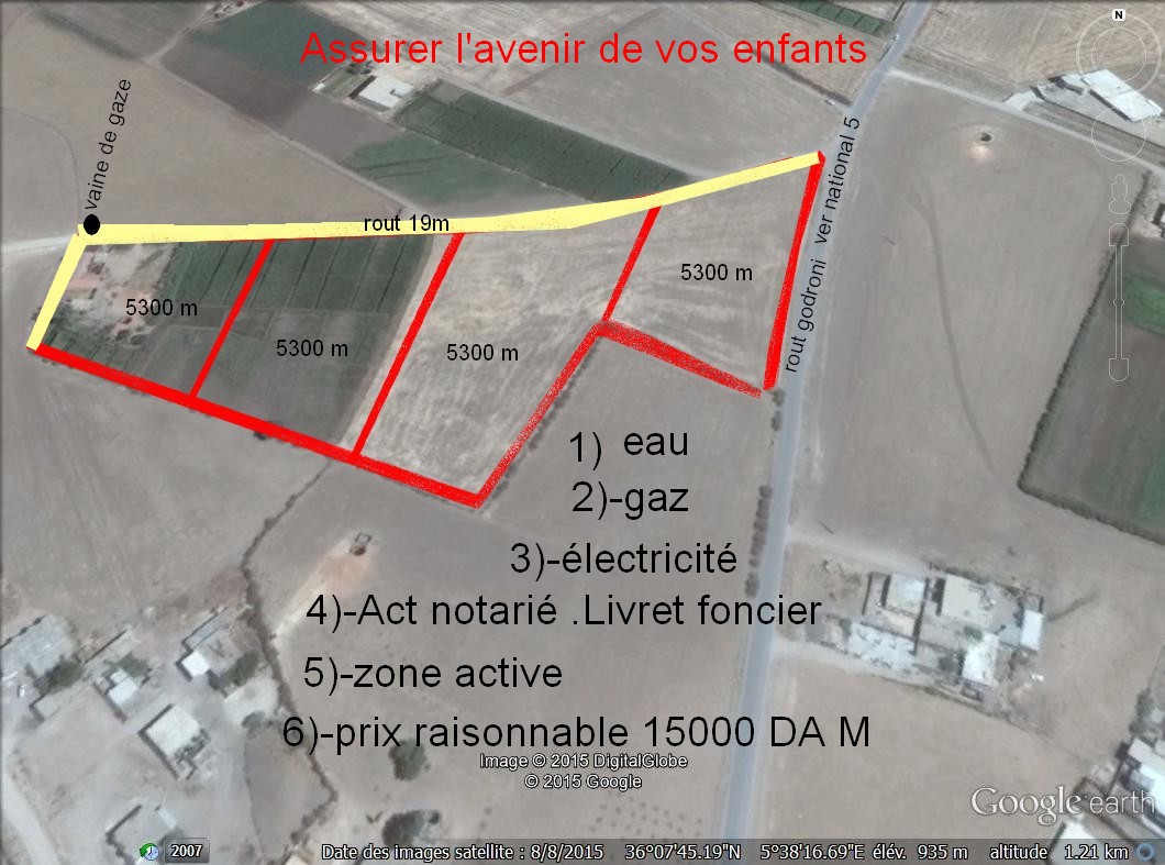 rout zaouia el eulma setif