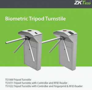 Tourniquets ZKTeco tripod biométrique