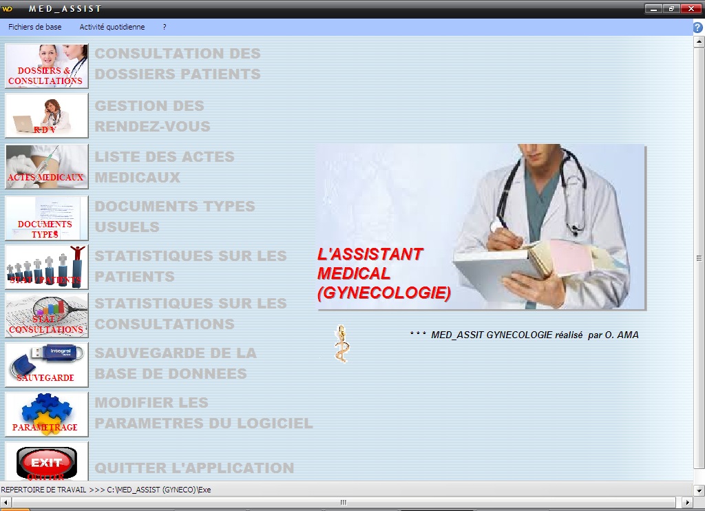 Logiciel Medical (Gynecologie)