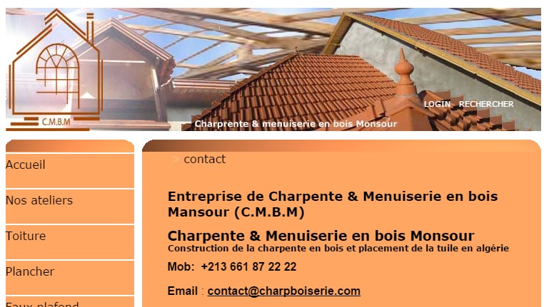 Entreprise de Charpente & Menuiserie en bois Mansour (C.M.B.M)