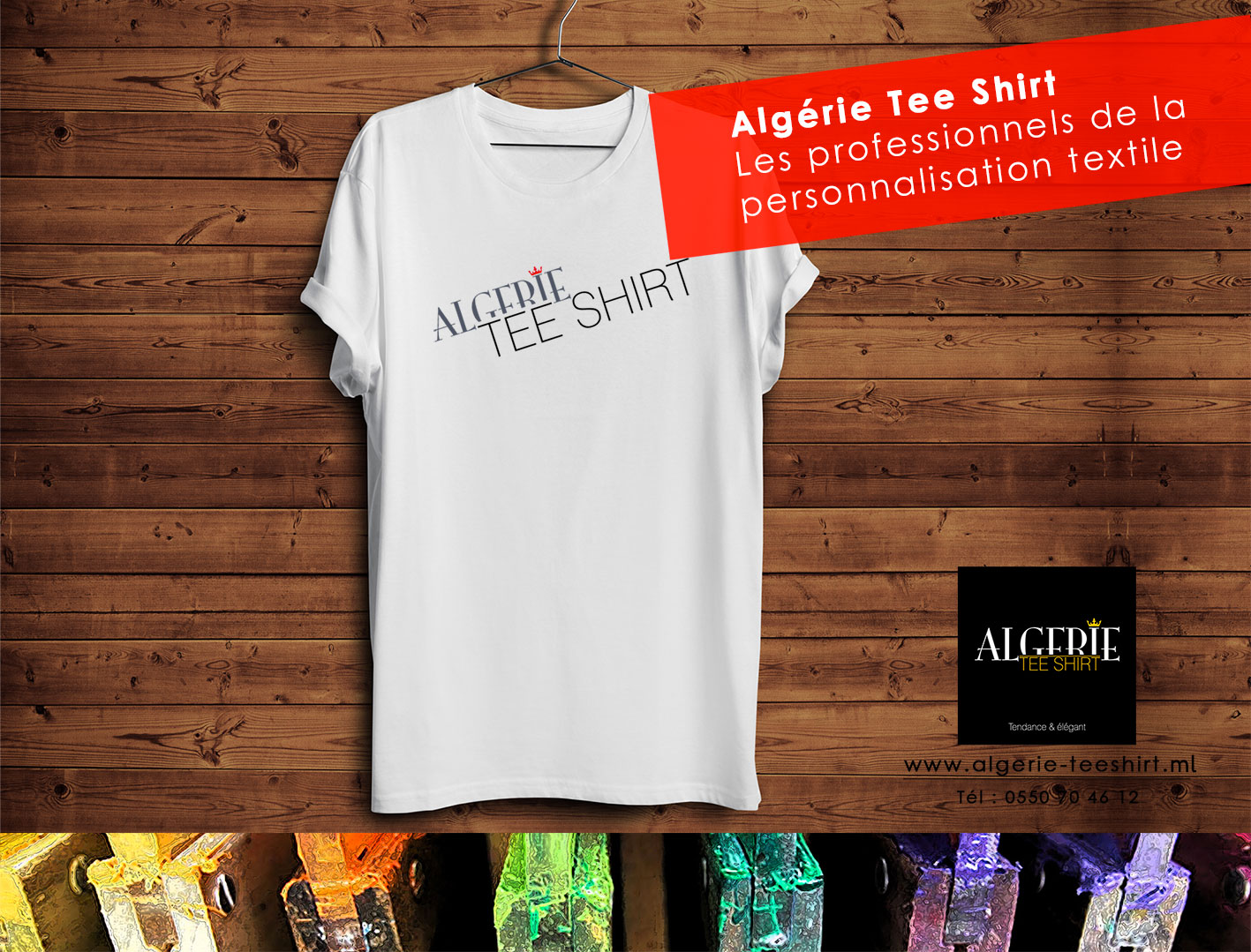 T-shirt personnalisé – Algérie
