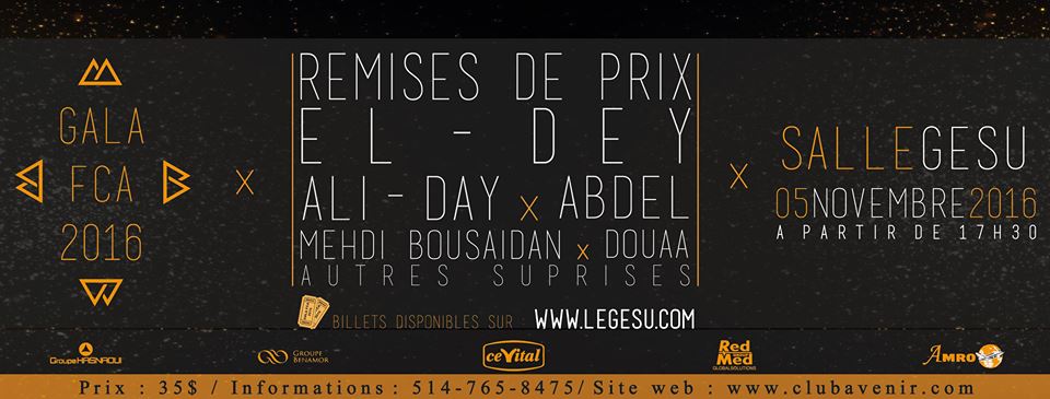 Intéressé(e) Gala d'Excellence Club Avenir sam 5 Novembre 17:30 (EDT) · Le Gesu · Montréal, Québec, Canada