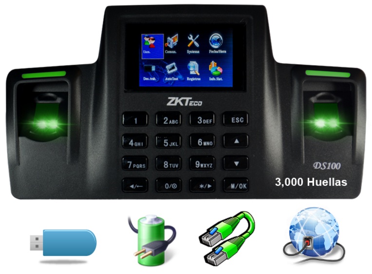 Pointeuse biométrique ZKTeco ds100