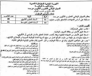 إعلان توظيف أساتذة بالديوان الوطني للتعليم والتكوين عن بعد جانفي 2018 (عدة ولايات)