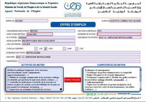 التوظيف في الجزائر emploidz.net  ·  Offre emploi AWEM Alger
