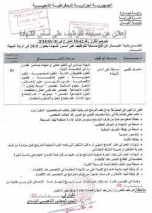 Offre emploi a Tipaza