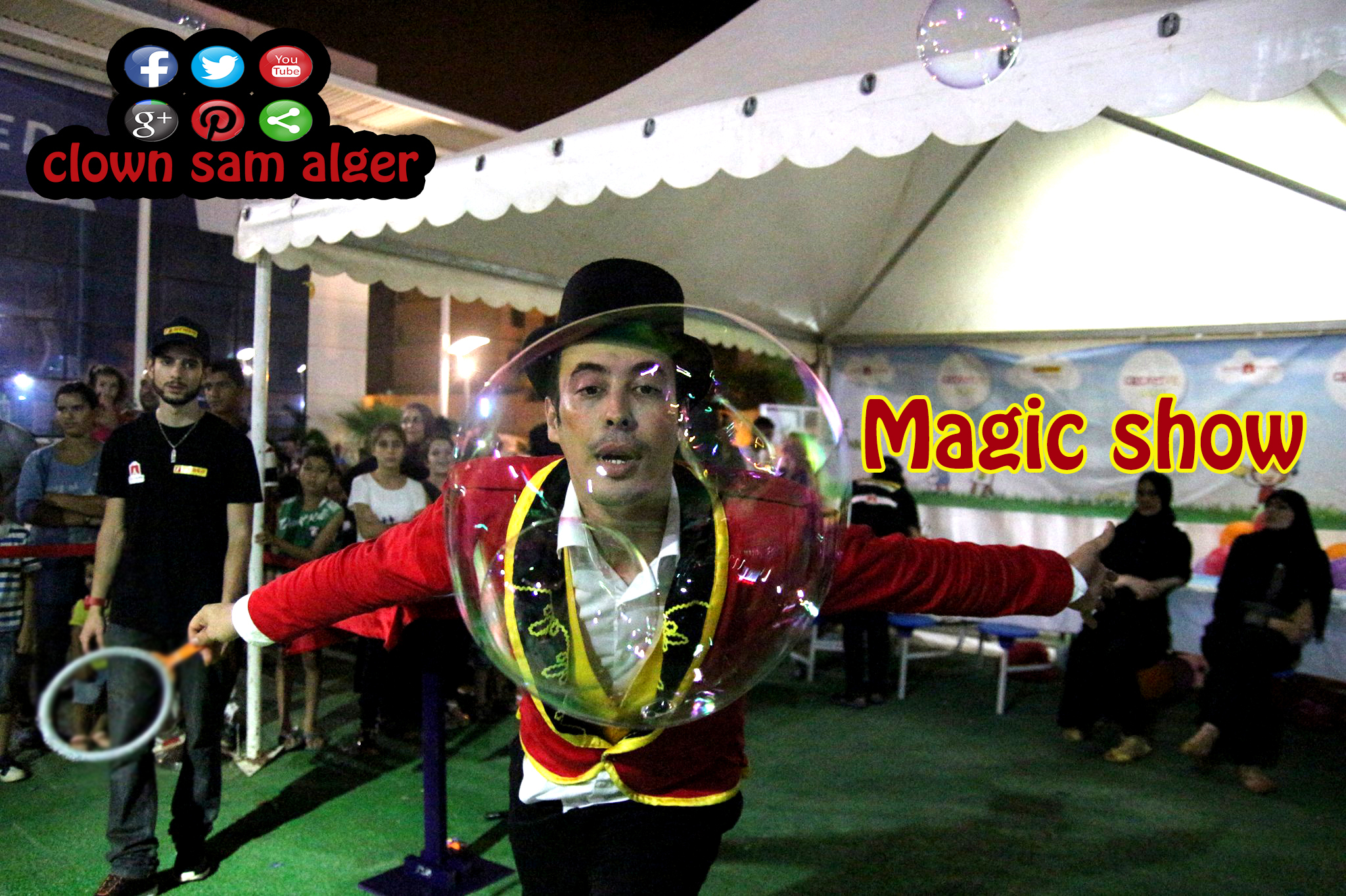 magicien sam alger pour anniversaire
