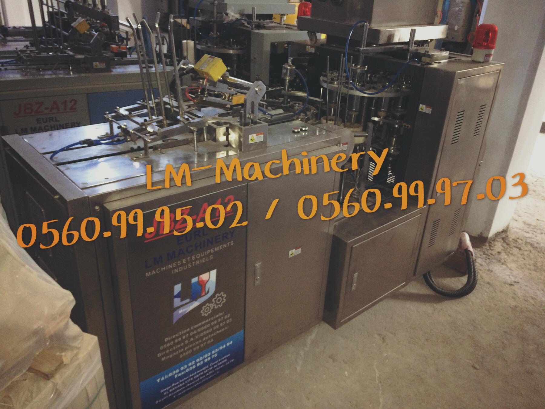 Machine goblet papier matériaux & equipement EURL dragon machines