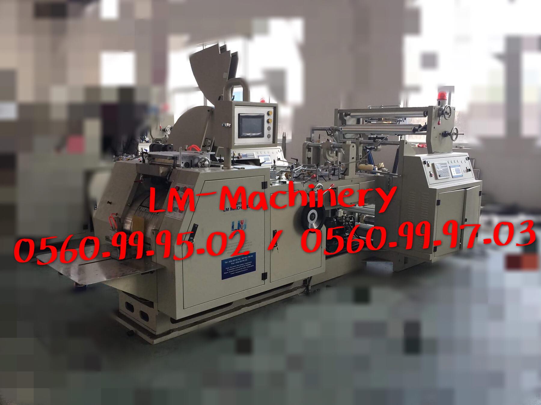 Machines fabrication sacs papier avec fond plat EURL dragon