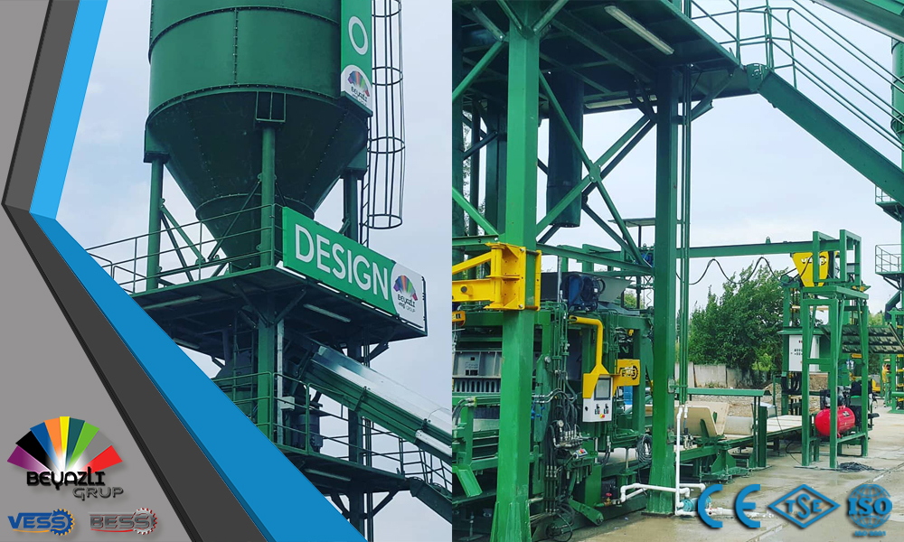 Compact machine parpaing brique pavé bordure