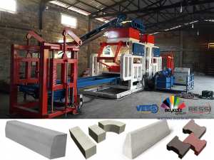 🔸 Machine a fabrication de Parpaing - Pavé - Bordure | Automatique 🔹