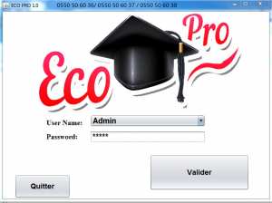 Système de gestion des écoles 'ECO PRO'