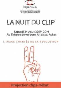 4eme édition de la nuit du clip organisée le 31 juillet dernier à la place Patrice Lumumba de Béjaïa