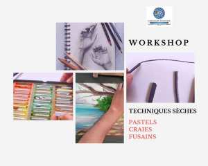 Workshop  Techniques sèches   Organisé par Atelier d'Art Plastique  Language Universe