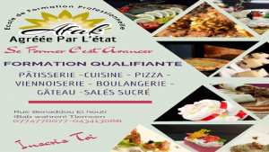 Formation Qualifiant 03 Mois Public · Organisé par Ecole AFAK Tlemcen