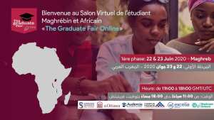 JUN 22 The Graduate Fair Online - Maghreb Organisé par The Graduate Fair.Online