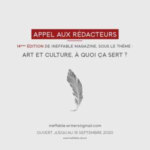 [Appel aux rédacteurs]
