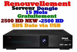 mise a jour récepteur et satellite (GEANT) 26-01-2021