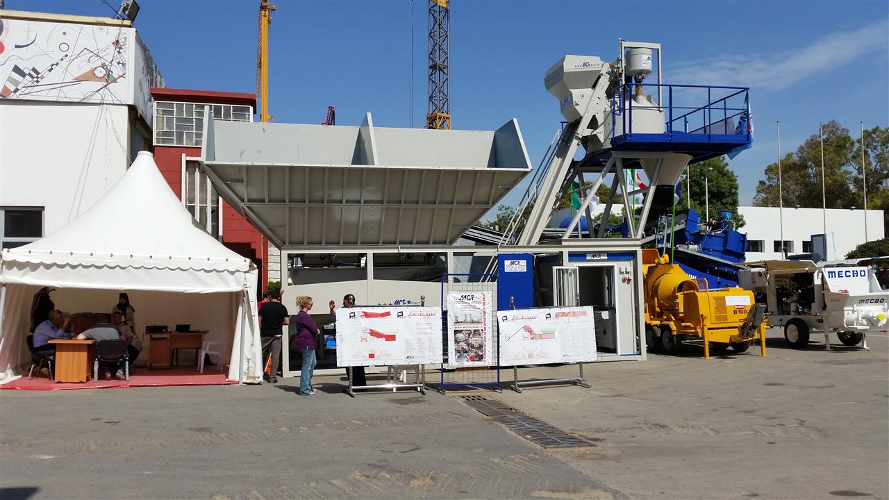 Centrale à béton semi-mobile de nouvelle génération VENUS (MCF ITALIE)
