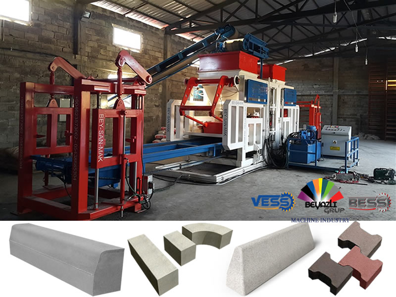 🔸 Machine a fabrication de Parpaing - Pavé - Bordure | Automatique 🔹