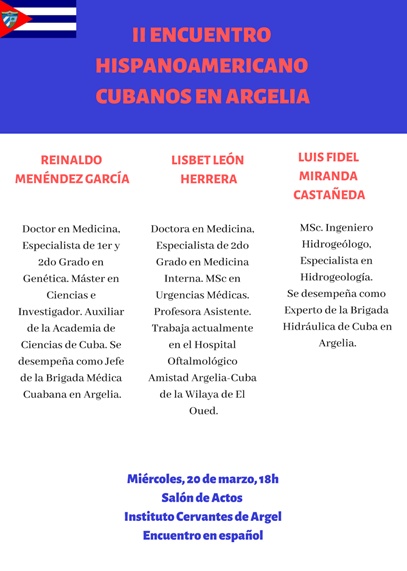 « Cubains en Algérie »