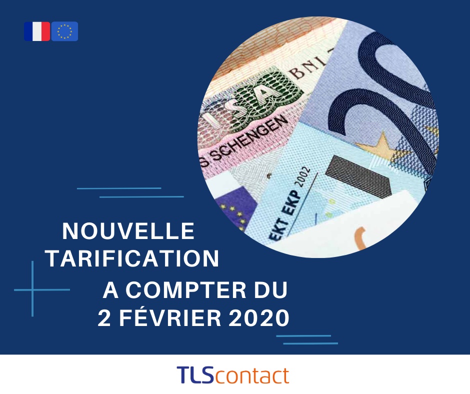 Les tarifs des visas de court séjour pour les Etats membres de l’espace Schengen vont changer