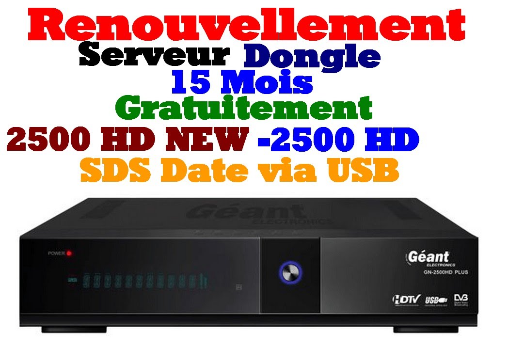 mise a jour récepteur et satellite (GEANT) 26-01-2021