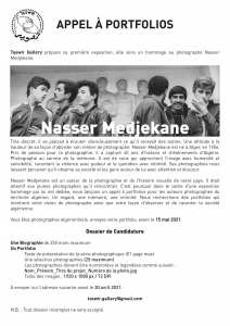 Taswir Gallery lance son 1er appel à PortFolio !!