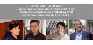 A l’occasion de la commémoration de Tafsut Imaziɣen (Printemps berbère)