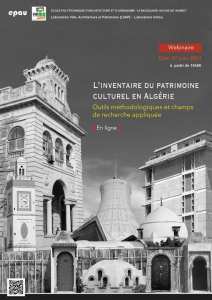 Webinaire - L’inventaire du patrimoine culturel en Algérie