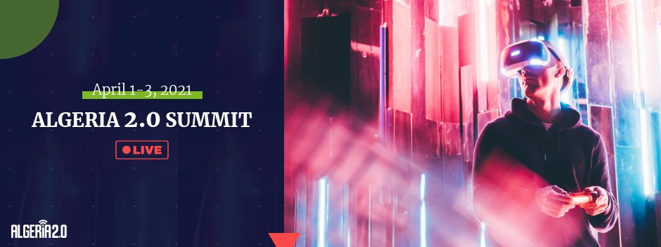 #Algeria20, le carrefour international des professionnels des #TIC et du #Web en Algérie, du 01 au 03 Avril 2021, en ligne.