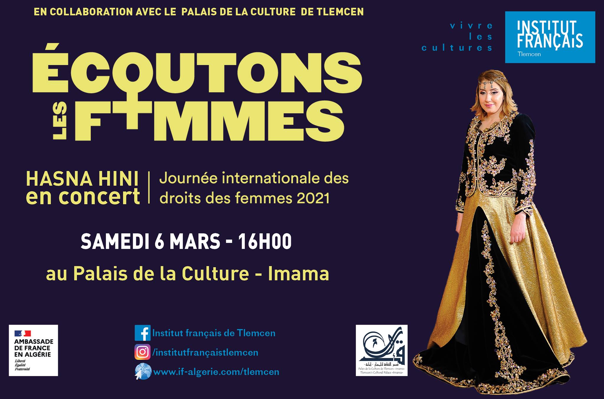 Concert : HASNA HINI Palais De Culture Imama