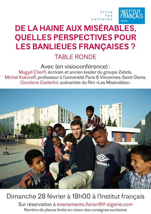 Conférence QUELLES PERSPECTIVES POUR LES BANLIEUES FRANCAISES ?