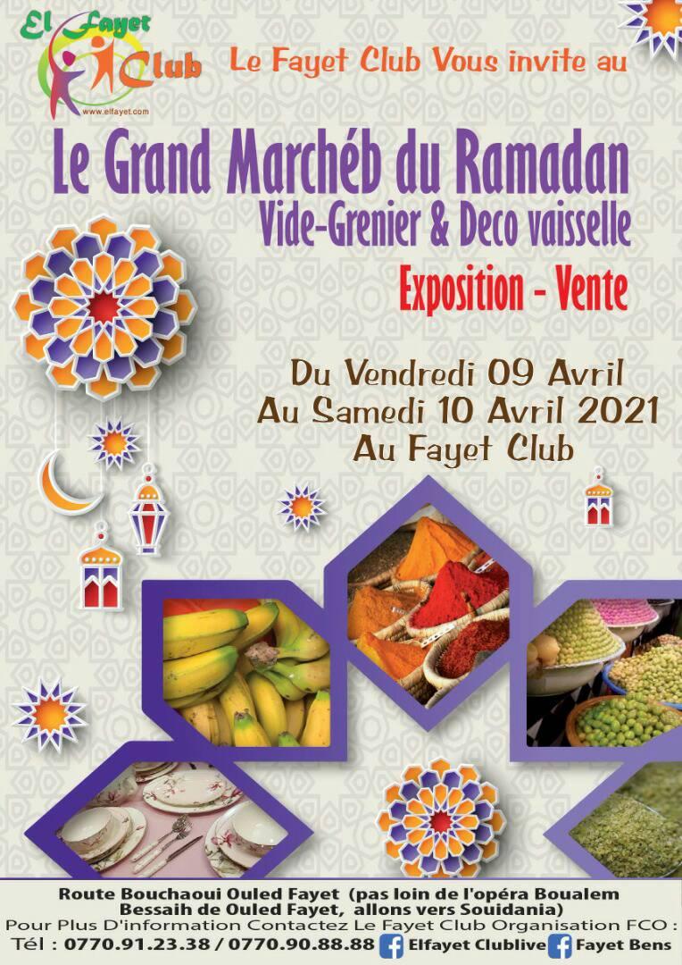 Le grand marché du ramadan : Vide grenier déco et vaisselle.