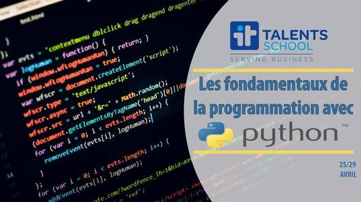 Python : les fondamentaux de la programmation