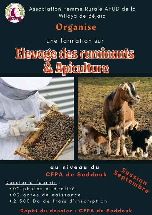 Association femme rurale AFUD de la wilaya de Béjaïa