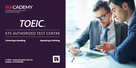 TOEIC Listening & Reading Exam at IRACADEMY